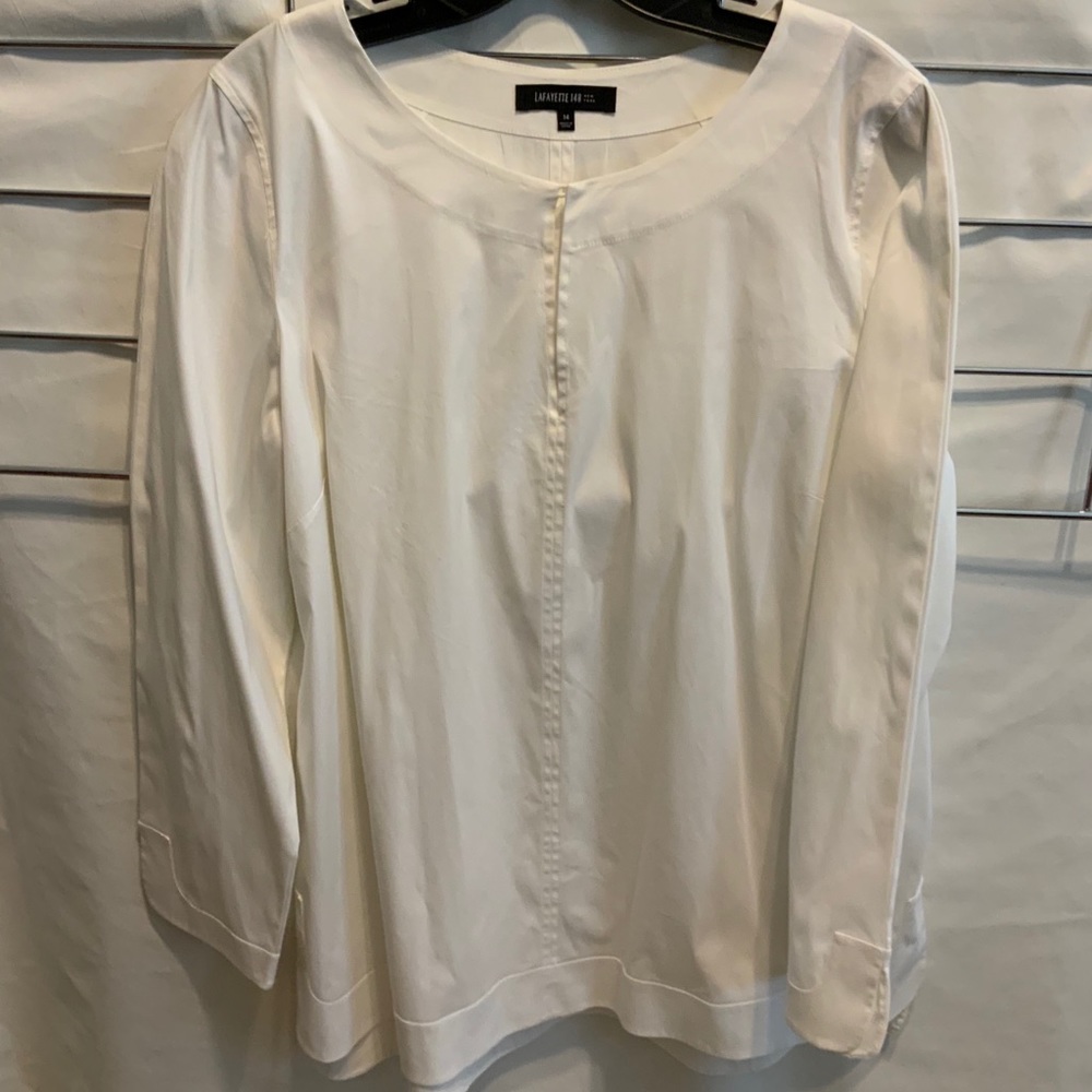 Lafayette 148 New York -White Blouse